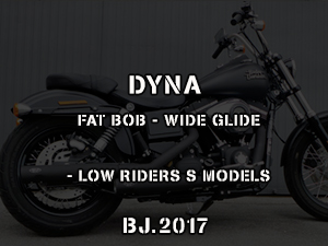 DYNA FAT BOB - WIDE GLIDE - LOW RIDERS S MODELS 2017