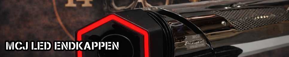 LED ENDKAPPEN  FÜR MCJ ENDTÖPFE / Auspuffanlagen
