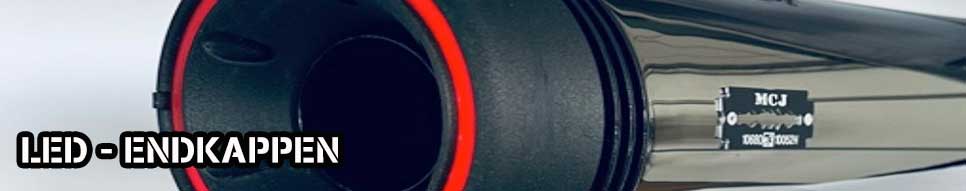LED ENDKAPPEN  FÜR MCJ ENDTÖPFE / Auspuffanlagen
