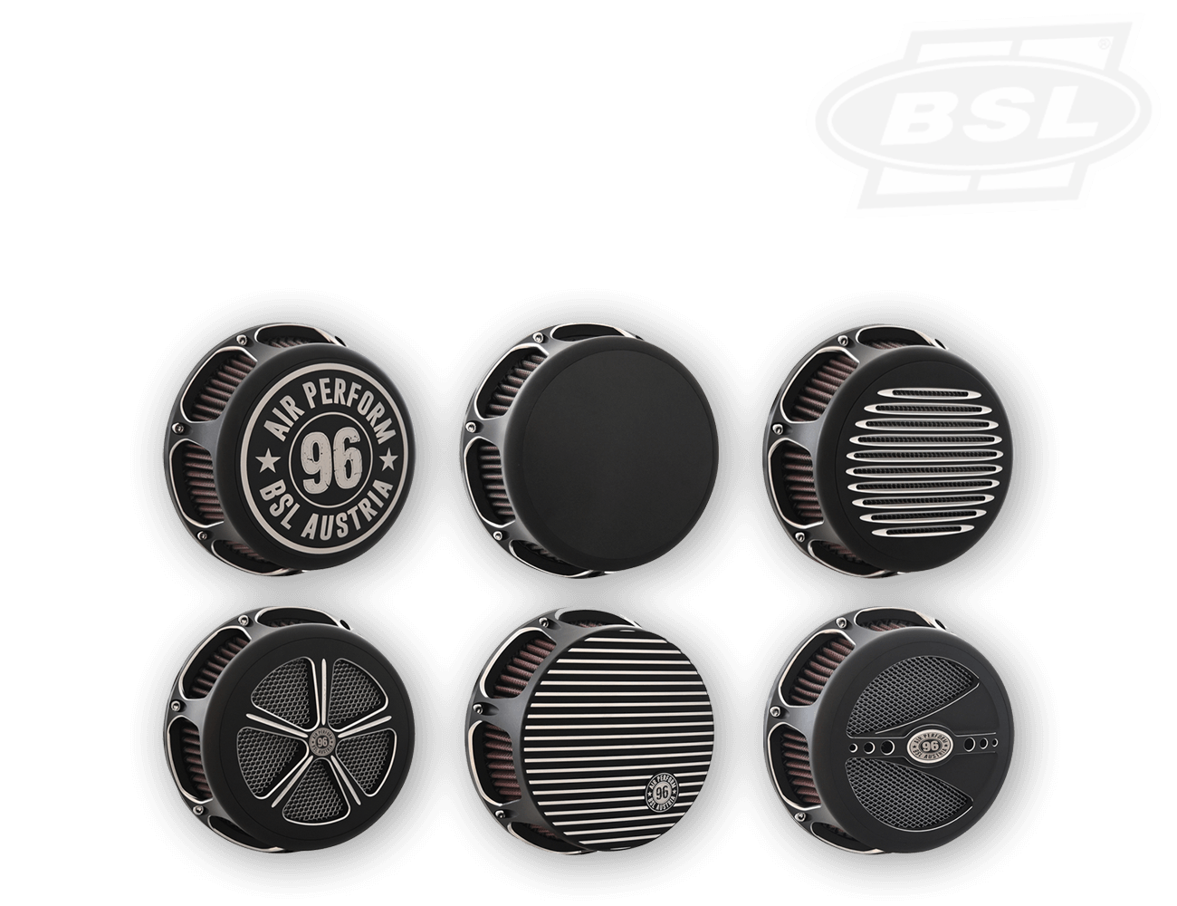Round Black Cut - Air Perform Luftfilter von BSL
