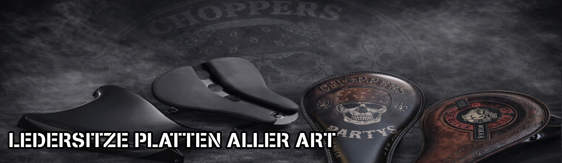MOTORRAD SITZ / LEDERSITZE / COVER PLATTEN ABDECKUNGEN