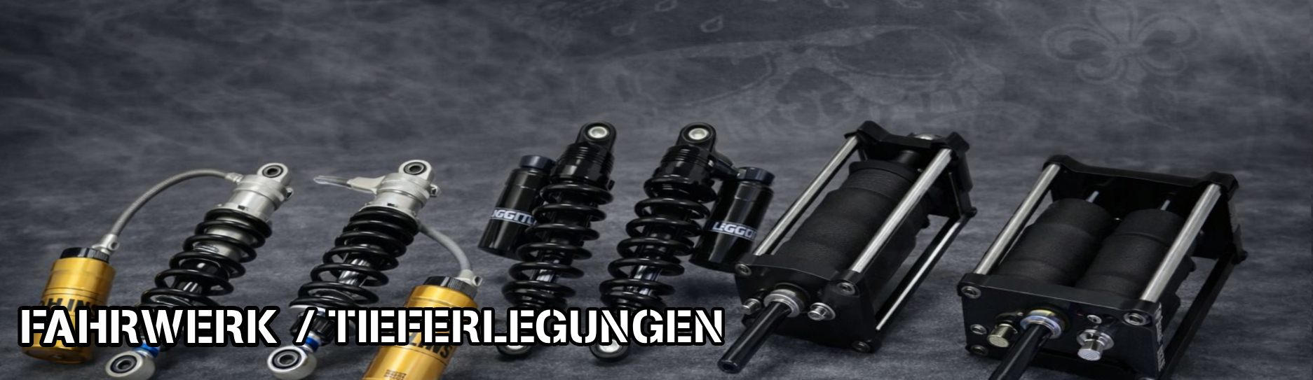 FAHRWERK / LUFTFAHRWERKE FÜR HARLEY DAVIDSON / TIEFERLEGUNG