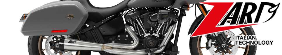ZARD Auspuffanlagen und Zubehör für viele Motorradmarken & Modelle Exhaust für Harley Davidson