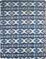 Preview: Rockmount Chinle«; blau / weiß - Mexican Chicano Harley Davidson