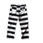 Preview: PRISON PANTS POLYESTER LEICHT OHNE AUFSCHRIFT - GEFÄNGNIS HOSE GESTREIFT BIKER MOTORRAD