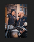 Preview: CnP Choppers n Partys Old School Jeansweste Denim Bestickt (Damen)