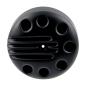 Preview: Cult-Werk Luftfilter Abdeckung. Slotted – 16-22 XL Sportster with stock round air cleaner
