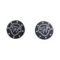 Preview: Cult-Werk vorne axle Abdeckungsset. glänzend schwarz with CW logo – 18-26 Softail (excl