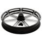 Preview: Arlen Ness, rim 7-valve 3.50 x 23. Front. Black
