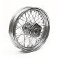 Preview: 3.00 x 16 Hinterrad 40 Speichen verchromt – 86-99 FLT/Touring (NU)