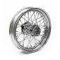 Preview: 3.00 x 16 Hinterrad 40 Speichen verchromt – 86-99 FLT/Touring (NU)