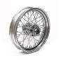 Preview: 3.00 x 16 Hinterrad 40 Speichen verchromt – 86-96 FXST, FLST; 86-94 FXR; 91-96 FXD, FXDWG
