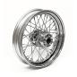 Preview: 3.00 x 16 Hinterrad 40 Speichen verchromt – 97-99 FXST, FLST; 97-99 FXD, FXDWG, 97-99 XL Sportster
