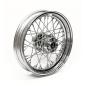Preview: 3.00 x 16 Hinterrad 40 Speichen verchromt – 97-99 FXST, FLST; 97-99 FXD, FXDWG, 97-99 XL Sportster