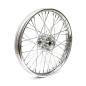 Preview: 2.15 x 21 front wheel 40 spokes chrome – 67-72 FL (NU)