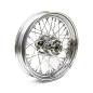 Preview: 3.00 x 16 Vorderrad 40 Speichen verchromt – 08-17 FLT/Touring; FLHT, FLHR, FLTR, FLHX (ABS)