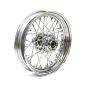 Preview: 3.00 x 16 Vorderrad 40 Speichen verchromt – 08-17 FLT/Touring; FLHT, FLHR, FLTR, FLHX (ABS)