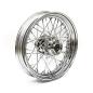 Preview: 3.00 x 16 front wheel 40 spokes chrome – 08-17 FLT/Touring; FLHT, FLHR, FLTR, FLHX (No ABS)