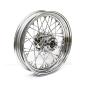 Preview: 3.00 x 16 Vorderrad 40 Speichen verchromt – 07-17 FLST/C/F/N (ohne ABS) (NU)