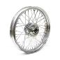 Preview: 2.50 x 19 front wheel 40 spokes chrome – 08-17 Dyna (no ABS) (NU)