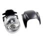 Preview: Cult-Werk LED headlamp Set. Night Rod style. glänzend schwarz – 13-17 Softail FXSB Breakout (NU)