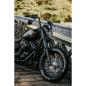 Preview: Cult-Werk Scheinwerfermaske Custom. glänzend schwarz – 18-26 Softail: 18-20 (NU) FXBB Street Bob 107; 25-26 FXBB; 21-24 (NU) FXBBS Street Bob 114; 20-24 (NU) FXST Standard 107