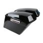 Preview: 5" verlängertes Satteltaschenset. Bagger Koffer Schwarz für Harley Davidson 94-13 FLT/Touring Street Glide, Road Glide, Road King
