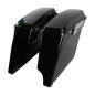 Preview: 5" verlängertes Satteltaschenset. Bagger Koffer Schwarz für Harley Davidson 94-13 FLT/Touring Street Glide, Road Glide, Road King
