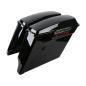 Preview: 5" verlängertes Satteltaschenset. Bagger Koffer Schwarz für Harley Davidson 94-13 FLT/Touring Street Glide, Road Glide, Road King