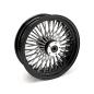 Preview: MCS radial 48 fat spoke rear wheel 5.50 x 16 black – 06-07 Dyna; 02-07 FLT/Touring (NU)
