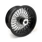 Preview: MCS-Radialspeichen-Hinterrad mit 48 Fat Spoke, 8.50 x 18, schwarz – 2006 V-Rod (NU)