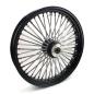 Preview: MCS-Radialspeichen-Vorderrad mit 48 Fat Spoke, 3.50 x 23, DF, schwarz – Custom-Anwendungen