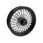 Preview: MCS radial 48 fat spoke front wheel 3.50 x 16 SF black – 04-05 FXDWG