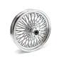 Preview: MCS-Radialspeichen-Hinterrad mit 48 Fat Spoke, 3.50 x 16, verchromt – 06-07 Dyna; 02-07 FLT/Touring; 05-07 XL Sportster (NU)