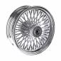 Preview: MCS-Radialspeichen-Hinterrad mit 48 Fat Spoke, 5.50 x 16, verchromt – 08-26 FLT/Touring nur für Custom-Anwendungen (siehe Hinweis)