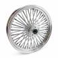 Preview: MCS radial 48 fat spoke front wheel 3.50 x 18 DF chrome – 00-07 FLT/Touring (NU)