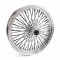 Preview: MCS radial 48 fat spoke front wheel 3.50 x 18 DF chrome – 00-07 FLT/Touring (NU)