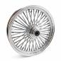 Preview: MCS-Radialspeichen-Vorderrad mit 48 Fat Spoke, 3.50 x 18, SF, verchromt – 04-05 FXDWG