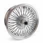 Preview: MCS radial 48 fat spoke rear wheel 5.50 x 18 chrome – 08-26 FLT/Touring in custom applications only (see note)