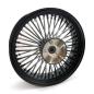 Preview: MCS-Radialspeichen-Hinterrad mit 48 Fat Spoke, 5.50 x 18, schwarz – 08-26 FLT/Touring nur für Custom-Anwendungen (siehe Hinweis)