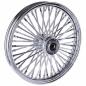 Preview: MCS radial 48 fat spoke front wheel 2.15 x 19 DF chrome – Custom applications