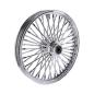 Preview: MCS radial 48 fat spoke front wheel 2.15 x 19 SF chrome – 04-05 FXDWG