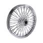 Preview: MCS radial 48 fat spoke front wheel 2.15 x 19 SF chrome – 04-05 FXDWG