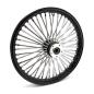 Preview: MCS-Radialspeichen-Vorderrad mit 48 Fat Spoke, 2.15 x 21, DF, schwarz – Custom-Anwendungen