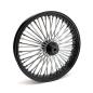 Preview: MCS radial 48 fat spoke front wheel 3.50 x 21 SF black – 04-05 FXDWG