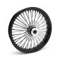 Preview: MCS radial 48 fat spoke front wheel 3.50 x 21 SF black – 04-05 FXDWG