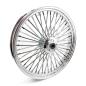Preview: MCS-Radialspeichen-Vorderrad mit 48 Fat Spoke, 3.50 x 23, SF, verchromt – 04-05 FXDWG