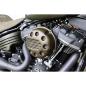 Preview: Cult-Werk Luftfilter Abdeckung. Slotted, paintable finish – 18-24 Softail with 107" engine with round OEM air cleaner (NU)