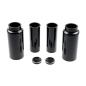 Preview: Cult-Werk 6-teilig Gabelrohr-Abdeckungsset. glänzend schwarz. Logo – 18-26 Softail Street Bob; Standard: 18-20(NU)FXBB Street Bob 107; 25-26 FXBB Street Bob 117; 21-24(NU)FXBBS Street Bob 114; 20-24(NU)FXST Softail Standard 107