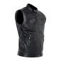Preview: John Doe Storm Leather Vest Black - Lederweste Kutte Leder